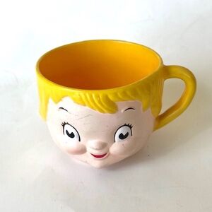 Vintage Collectible Cup  Campbell's  Soup Girl Plastic Mug